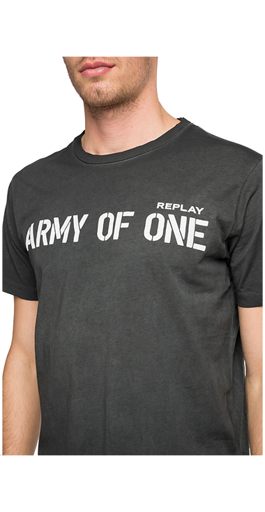 ガーメントダイコットンジャージーARMY Tシャツ 詳細画像